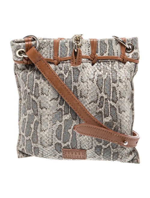 Stuart Weitzman Snakeskin Messenger Bag