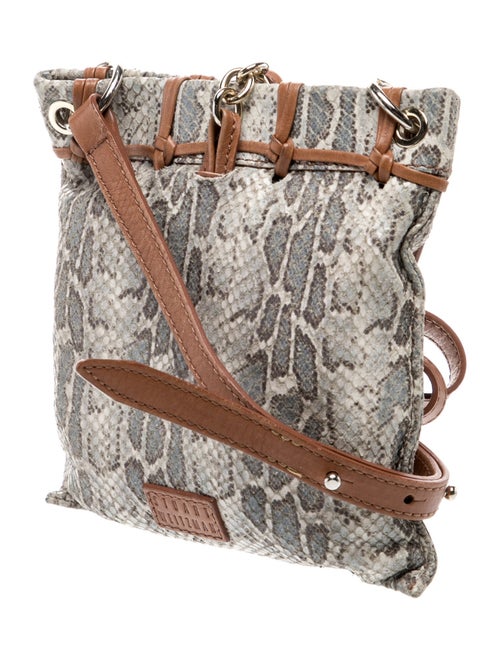 Stuart Weitzman Snakeskin Messenger Bag