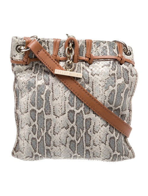 Stuart Weitzman Snakeskin Messenger Bag