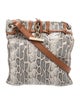 Stuart Weitzman Snakeskin Messenger Bag