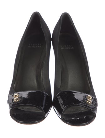 Stuart Weitzman Crystal Embellishments Pumps