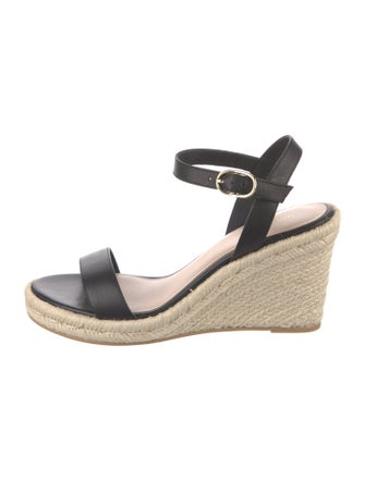 Stuart Weitzman Leather Espadrilles