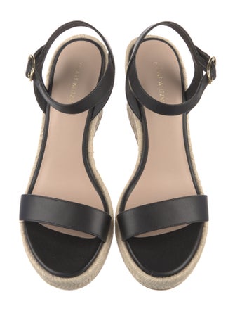 Stuart Weitzman Leather Espadrilles