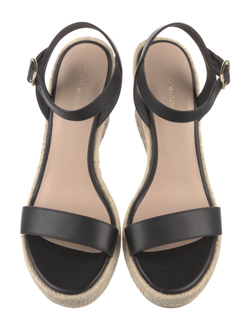 Stuart Weitzman Leather Espadrilles