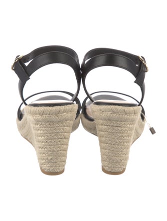 Stuart Weitzman Leather Espadrilles