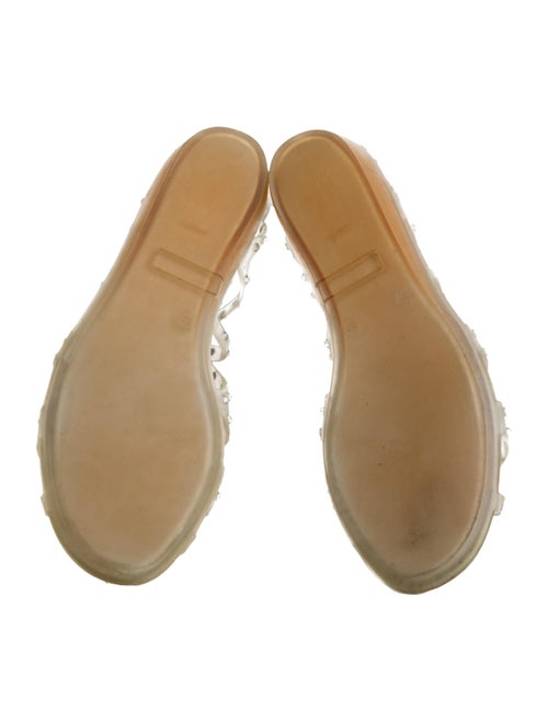 Stuart Weitzman PVC Polka Dot Print Gladiator Sandals