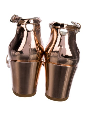 Stuart Weitzman Patent Leather Sandals