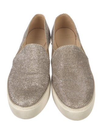 Stuart Weitzman Glitter Flats