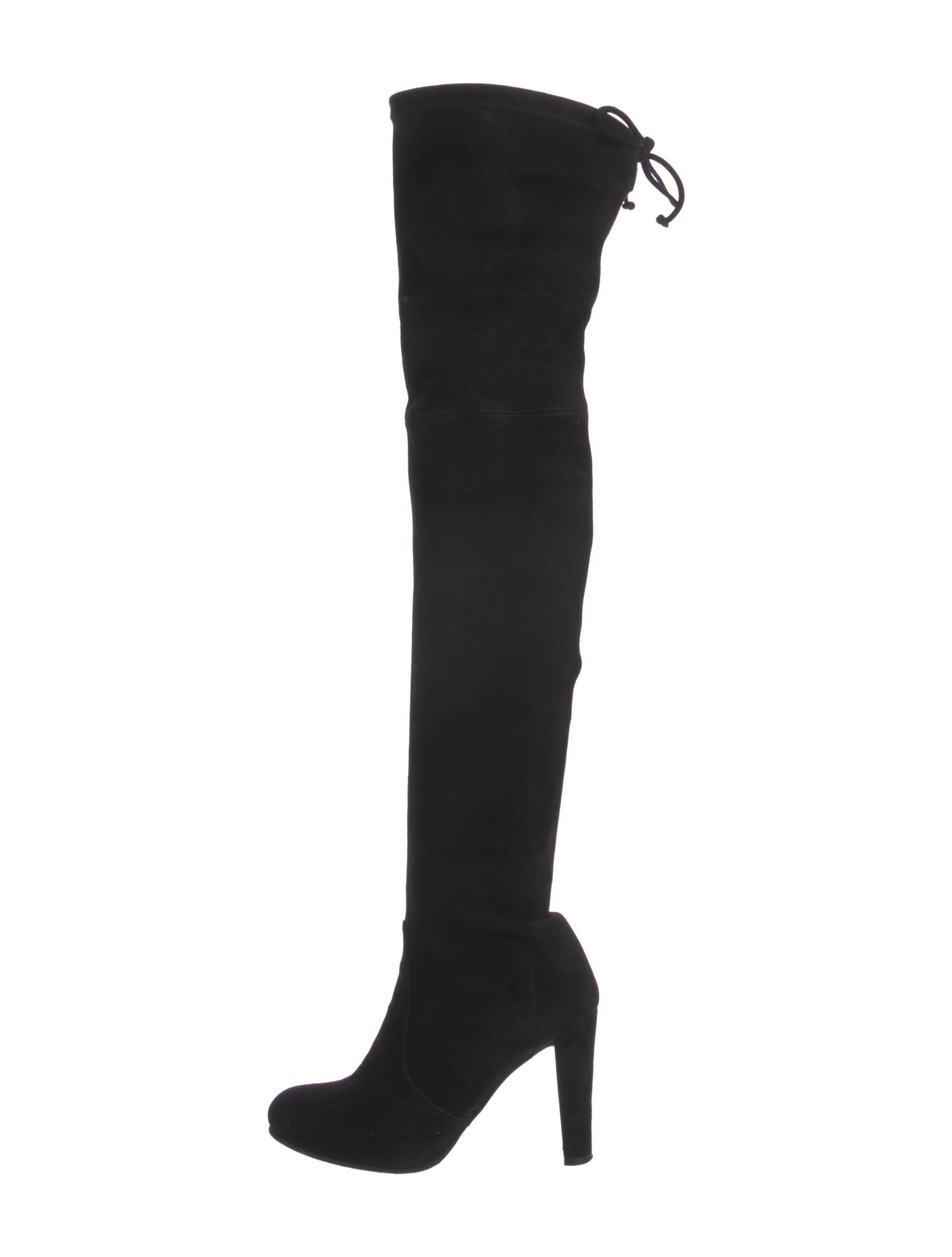 Stuart Weitzman Suede Bow Accents Boots