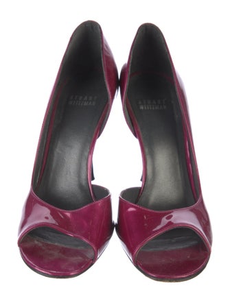 Stuart Weitzman Patent Leather Sandals