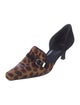 Stuart Weitzman Ponyhair Animal Print D'Orsay Pumps