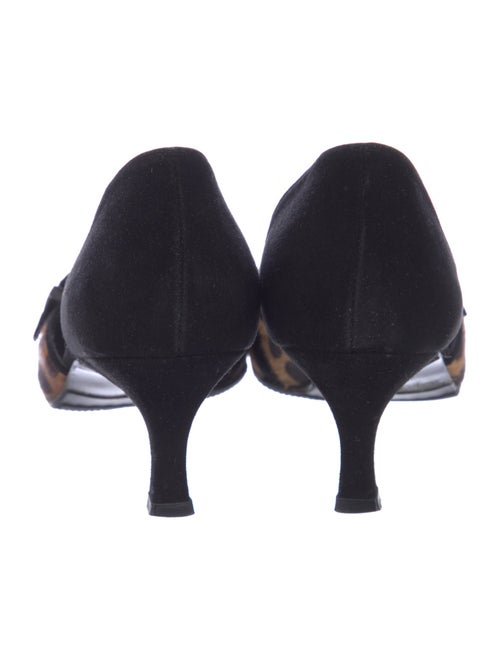 Stuart Weitzman Ponyhair Animal Print D'Orsay Pumps