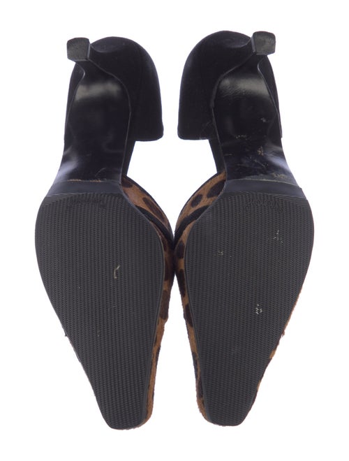 Stuart Weitzman Ponyhair Animal Print D'Orsay Pumps