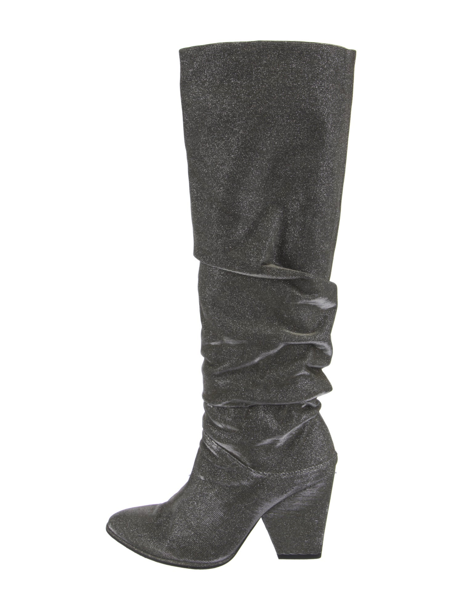 Stuart Weitzman Glitter Accents Slouch Boots