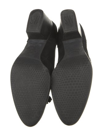 Stuart Weitzman Suede Lasercut Accents Pumps