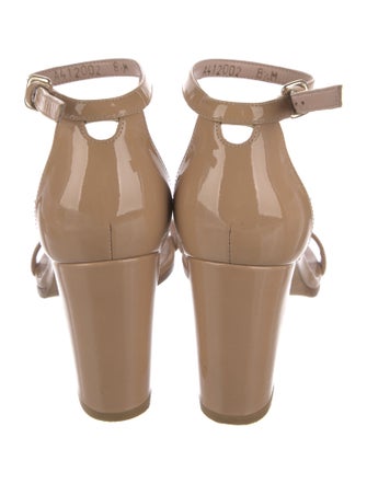 Stuart Weitzman Patent Leather Sandals