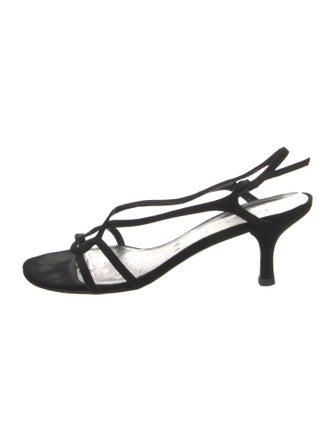 Stuart Weitzman Nylon Slingback Sandals