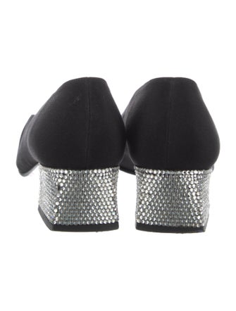 Stuart Weitzman Crystal Embellishments Pumps