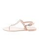 Stuart Weitzman Rubber T-Strap Sandals