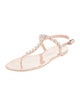Stuart Weitzman Rubber T-Strap Sandals