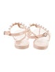 Stuart Weitzman Rubber T-Strap Sandals