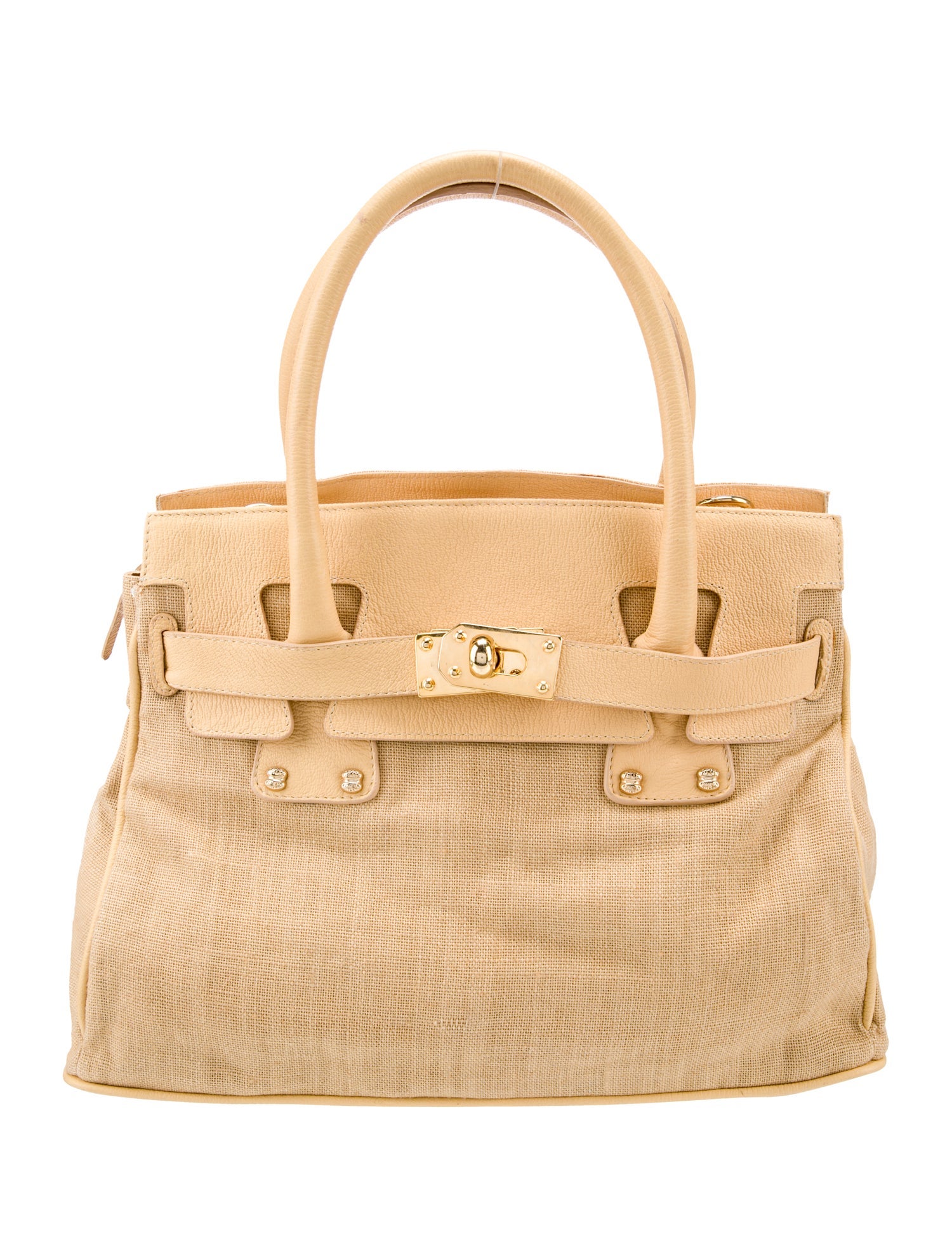 Stuart Weitzman Leather Top Handle Bag