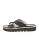 Stuart Weitzman Leather Slides