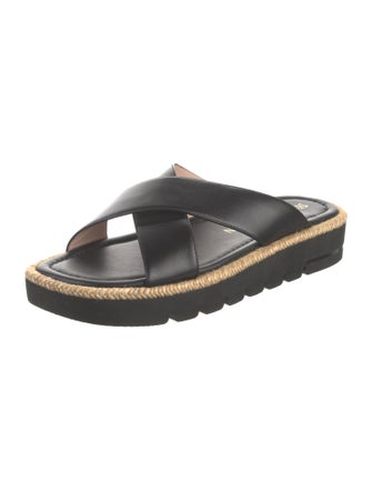 Stuart Weitzman Leather Slides