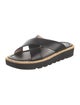 Stuart Weitzman Leather Slides