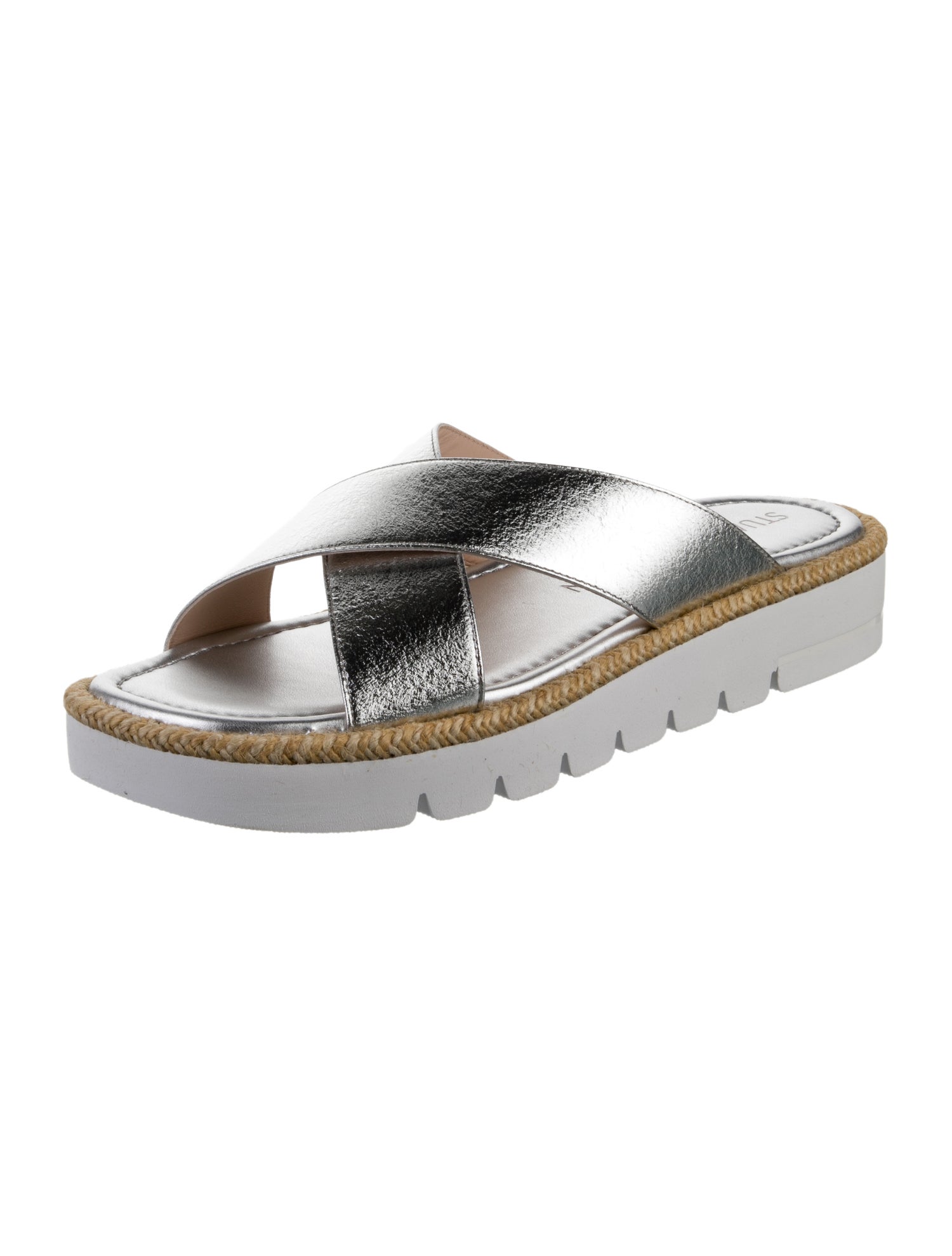 Stuart Weitzman Leather Slides