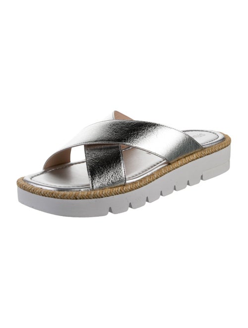 Stuart Weitzman Leather Slides