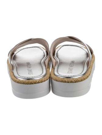 Stuart Weitzman Leather Slides