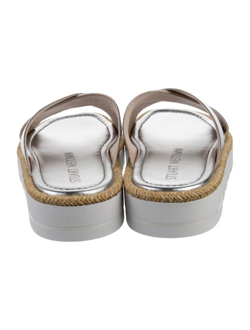 Stuart Weitzman Leather Slides