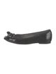 Stuart Weitzman Patent Leather Tassel Accents Ballet Flats