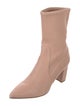 Stuart Weitzman Leather Sock Boots