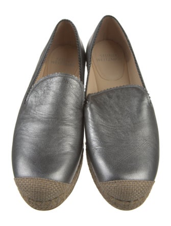 Stuart Weitzman Leather Espadrilles