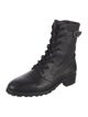 Stuart Weitzman Leather Combat Boots