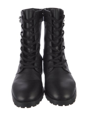 Stuart Weitzman Leather Combat Boots