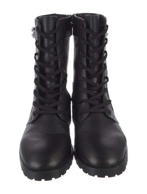 Stuart Weitzman Leather Combat Boots