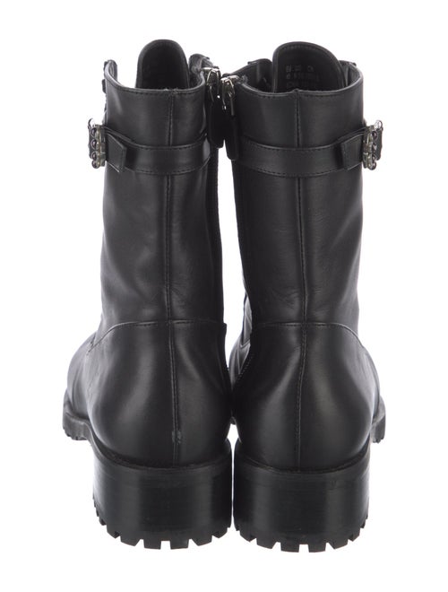 Stuart Weitzman Leather Combat Boots