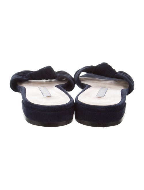 Stuart Weitzman Suede Slides