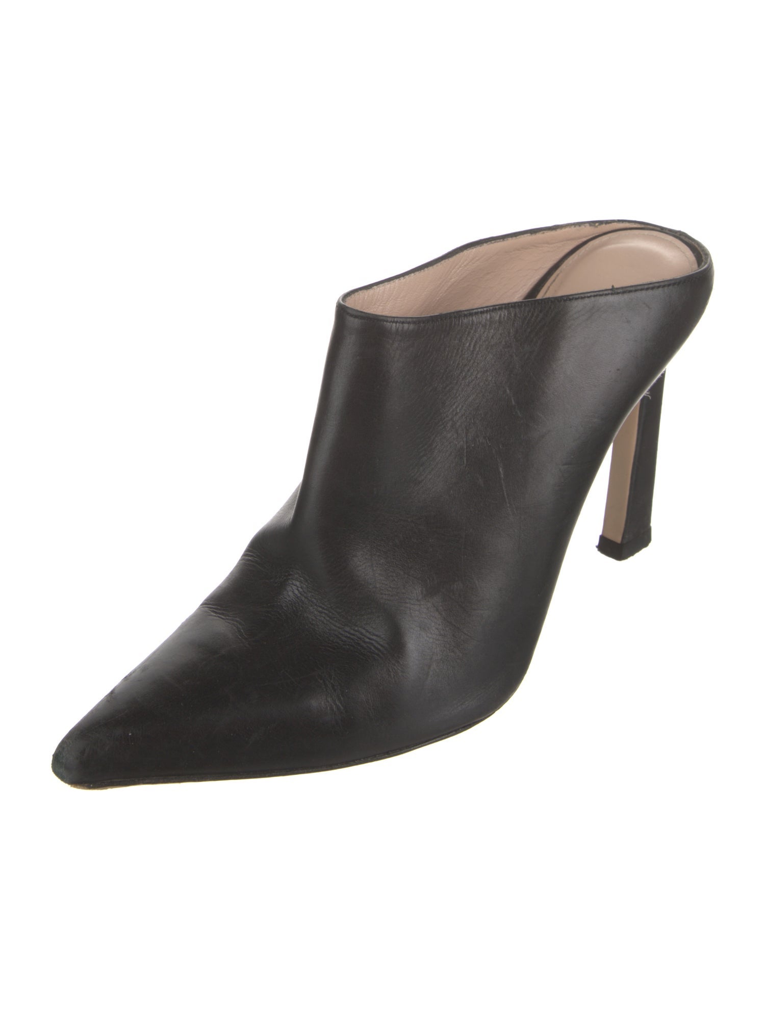 Stuart Weitzman Leather Mules