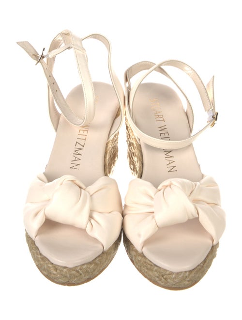 Stuart Weitzman Leather Espadrilles