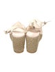 Stuart Weitzman Leather Espadrilles
