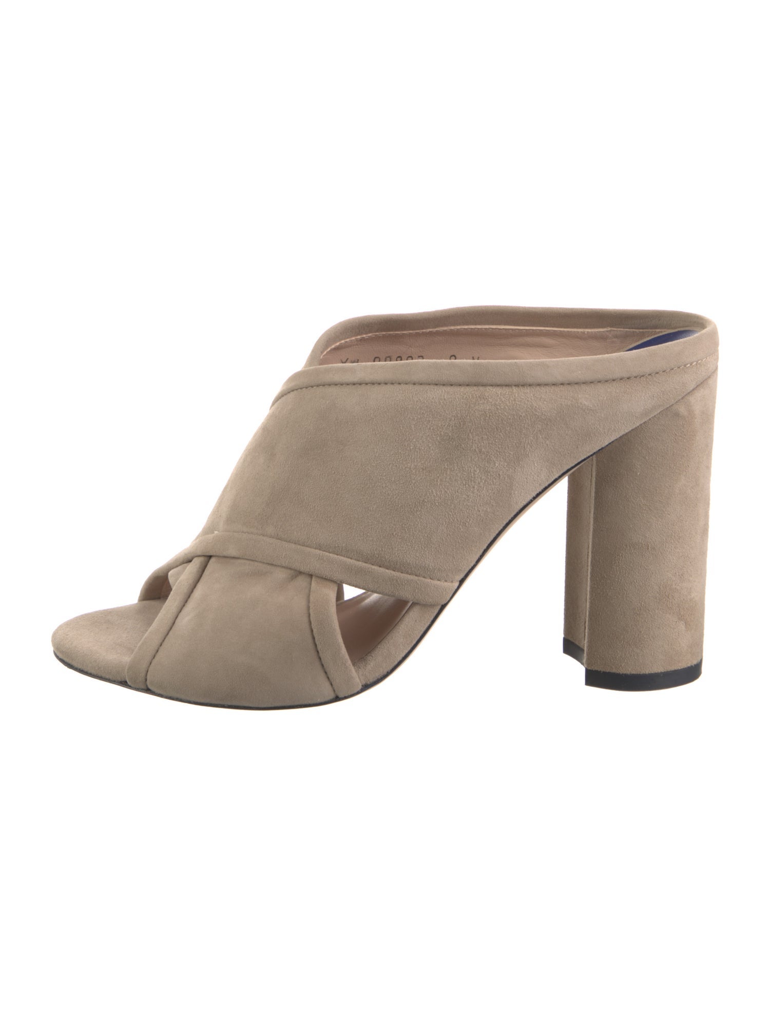 Stuart Weitzman Suede Slides