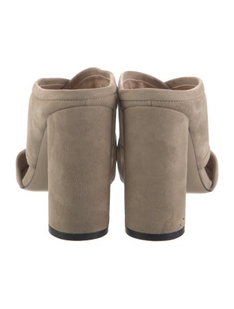 Stuart Weitzman Suede Slides