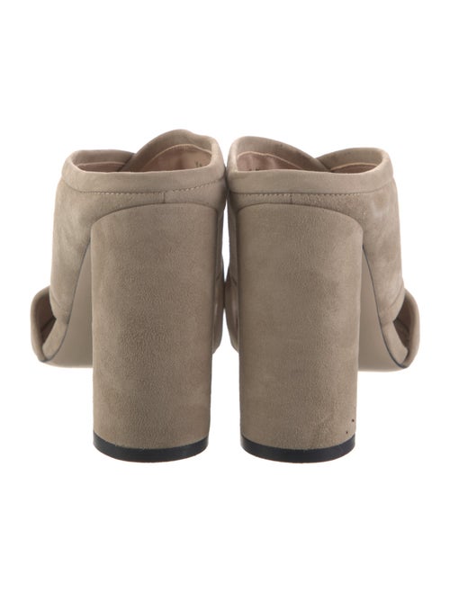Stuart Weitzman Suede Slides
