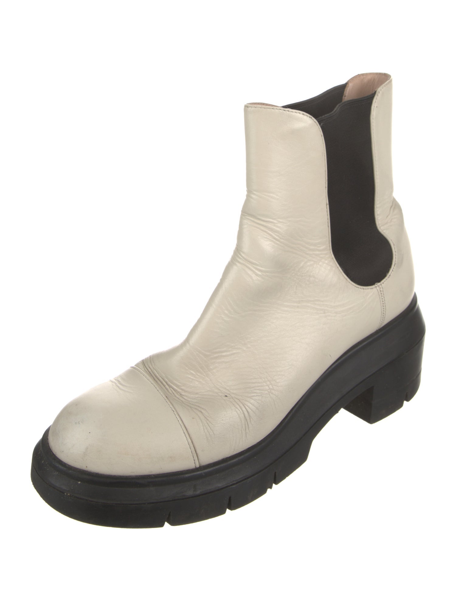 Stuart Weitzman Leather Chelsea Boots