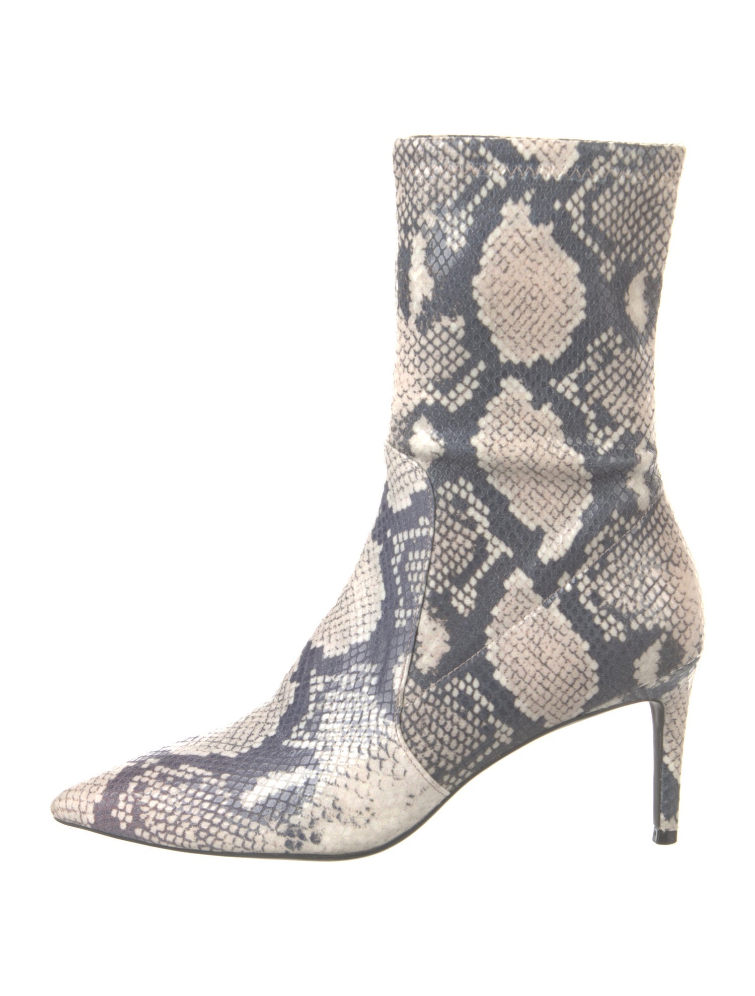 Stuart Weitzman Leather Animal Print Boots
