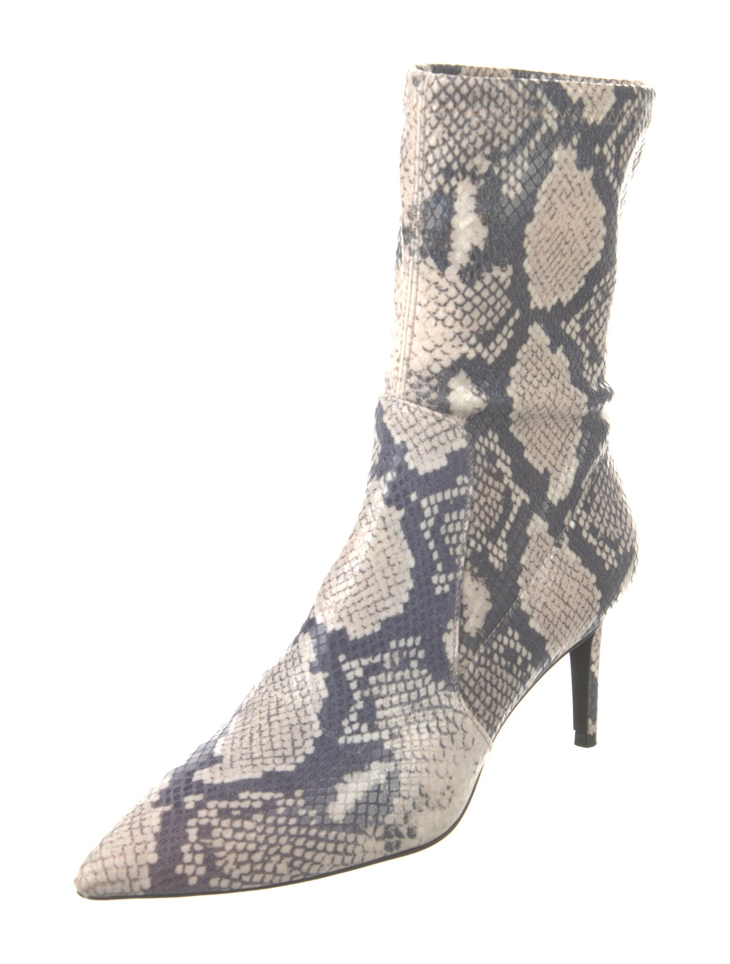 Stuart Weitzman Leather Animal Print Boots
